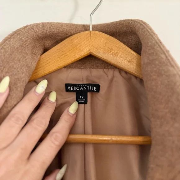 J. Crew Women's Camel Cape Coat - Picture 4 of 4